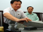 Making concrete from sand and sea water 